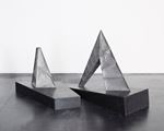 Sculpture - Separated Mountain - by Katsuhiro Yamaguchi contemporary artwork 1