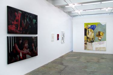 Exhibition view: Group Exhibition, Paint as Figure, Thomas Erben Gallery, New York (28 February–6 April 2013). Courtesy Thomas Erben Gallery.