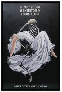 If You've Got a Skeleton by The Connor Brothers contemporary artwork painting, works on paper