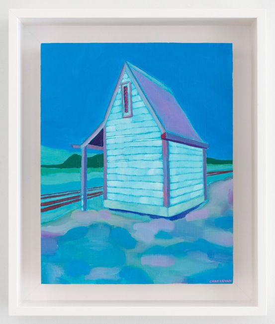 Tormore Station (blue) by Chad Bevan contemporary artwork