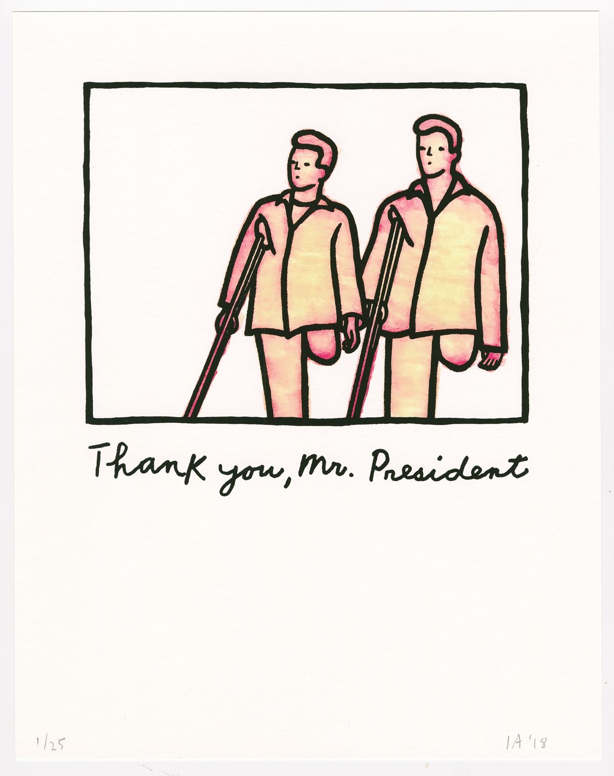 Thank You Mr President 2018 By Ida Applebroog Ocula