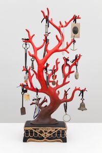 Blood Coral by Mark Dion contemporary artwork sculpture