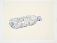 Watercolour Water Bottle by Gavin Turk contemporary artwork drawing