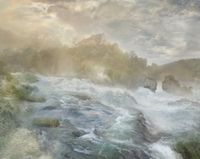 J.M.W. Turner, The Falls of the Rhine at Schaffhausen, 1841 by Hiroyuki Masuyama contemporary artwork sculpture