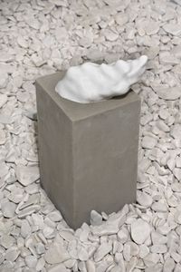 Creative Votive White by Alexandra Fraser contemporary artwork sculpture