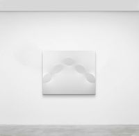5 ovali bianchi by Turi Simeti contemporary artwork painting