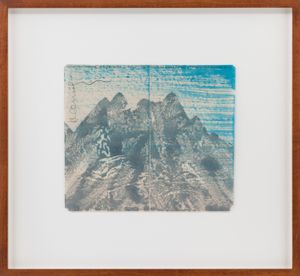 Mountain Skyline. Wyoming 2017 by Hamish Fulton contemporary artwork works on paper