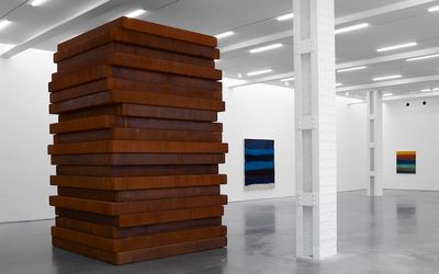 Exhibition view: Sean Scully, PAN, Lisson Gallery, West 24th Street, New York (30 April—8 June 2019). © Sean Scully. Courtesy Lisson Gallery.