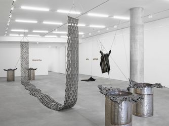 Exhibition view: Elaine Cameron-Weir, A WAY OF LIFE, Lisson Gallery, New York (7 March–13 April 2024). © Elaine Cameron-Weir. Courtesy Lisson Gallery.
