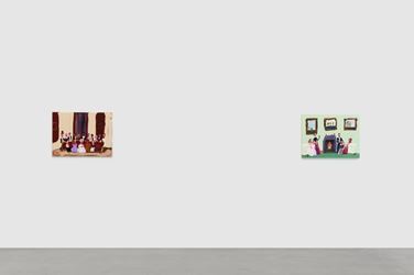 Exhibition view: Genieve Figgis, What we do in the shadows, Almine Rech Gallery, Brussels (3 June–29 July 2017). © Genieve Figgis. Courtesy of the Artist and Almine Rech Gallery. Photo: Hugard & Vanoverschelde Photography.