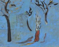 fui luz serena / I was a serene light by Anton Munar contemporary artwork painting