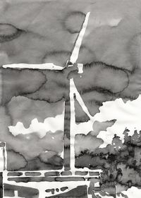 Windmill by Lee Sang-Won contemporary artwork works on paper