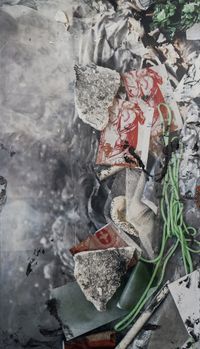 Celadon 4 by Peles Empire contemporary artwork painting, installation