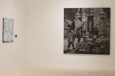Mangu Putra, Between History and Quotidian, Exhibition view at Gajah Gallery, Singapore. Image courtesy of Gajah Gallery, Singapore.