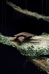 Shield Warrior For Biodiversity by Susanne Winterling contemporary artwork sculpture