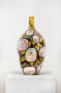Searching for Authenticity by Grayson Perry contemporary artwork sculpture