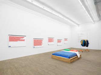 Exhibition view: Darren Bader, The Plastic Arts (Life Suffuses, Cells Amused), Andrew Kreps Gallery, 55 Walker Street, New York (4 June–10 July 2021). Courtesy Andrew Kreps Gallery.