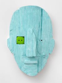 Dice Holder (Cold blue) by Valentin Carron contemporary artwork sculpture