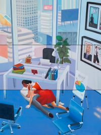 Home Sweet Home: The Office 3 by Mak Ying Tung 2 contemporary artwork painting