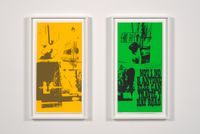 road signs (part 1 and 2) by Corita Kent contemporary artwork print