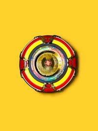 To Breathe: Mandala (YELLOW) by Kimsooja contemporary artwork mixed media