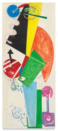 Chimbote Mural Fragment of Part II [Study for Chimbote Mural] by Hans Hofmann contemporary artwork painting