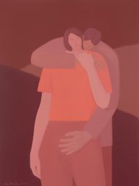 Embrace by Zheng Mengqiang contemporary artwork painting