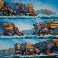 Broken Coast by Neil Frazer contemporary artwork painting