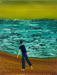 At the Water's Edge by Ish Lipman contemporary artwork painting