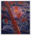 Hunter’s Moon (Windy Red Tree, Cushing) by Ann Craven contemporary artwork 1