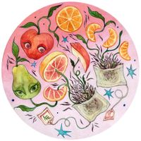Fruit Tea by Charlotte Mui Ngo-Suet contemporary artwork painting