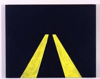 No Passing by Mary Heilmann contemporary artwork painting