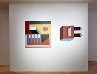 Exhibition view: Nathalie Du Pasquier, the strange order of things, Pace Gallery, Seoul (8 March–25 May 2019). © Nathalie Du Pasquier. Courtesy Pace Gallery. Photo: Sangtae Kim.