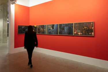 Exhibition view: Group Exhibition, Kan Ya Makan - Tales, Myths, and Legends; Contes, Mythes, et Légendes; حكايات، خرافات، وأساطير, Galerie Tanit, Beyrouth (16 February–16 April 2022). Courtesy Galerie Tanit. Photo: Elie Bekhazi.