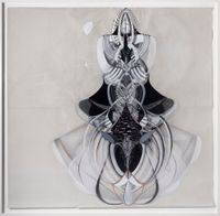 Fearful Symmetry by Amy Myers contemporary artwork painting, works on paper, drawing