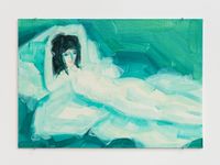 Staring at Maja (after Goya) I by Hu Zi contemporary artwork painting, works on paper