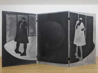 Exhibition view: Silke Otto-Knapp, Versammlung, Galerie Buchholz, New York (28 October 2022–7 January 2023). Courtesy Galerie Buchholz. 