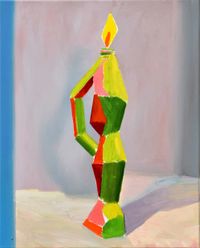 Patient Candle by Rafael Grassi contemporary artwork painting, works on paper
