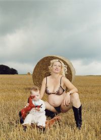 Kornfeld, from the series A Portrait of the Artist as a young Mother by Katharina Bosse contemporary artwork photography