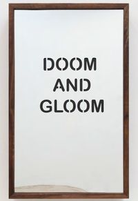 Untitled (Doom and Gloom) by Jibade-Khalil Huffman contemporary artwork sculpture, installation, moving image