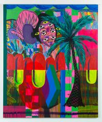 Budda Bass Palm Tree by David Griggs contemporary artwork painting