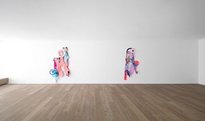 Exhibition view: Rachel Eulena Williams, Joy & Rain, Xavier Hufkens, 107 rue St-Georges, Rivoli (13 January–19 February 2022 ). Courtesy the Artist and Xavier Hufkens, Brussels. Photo: HV-studio.