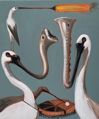 Rhythm Section by Joanna Braithwaite contemporary artwork painting