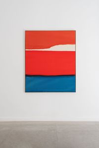 Red and Blue by Emeca contemporary artwork painting