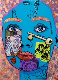 Mary Cassatta by Sam Mitchell contemporary artwork painting