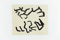 Sin Titulo by Eduardo Chillida contemporary artwork works on paper