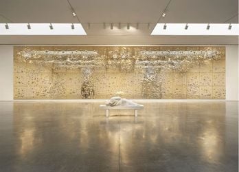 Contemporary art exhibition, Maurizio Cattelan, Sunday at Gagosian, West 21st Street, New York, United States