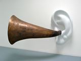 Beethoven's Trumpet (with Ear) Opus # 127, 130, 131, 132, 133, 135 by John Baldessari contemporary artwork 1