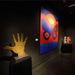 Exhibition view: Mohamed Hamidi, Hamidi, Here and Now, La Galerie 38, Casablanca (26 November 2021–10 January 2022). Courtesy La Galerie 38.          