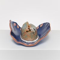 Sombrero Ceramic Aqua by Ken Taylor contemporary artwork sculpture